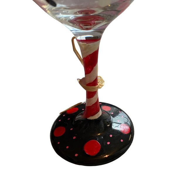 NWT Hand-Painted "40 & Fabulous" Wine Glass - Picture 4 of 7